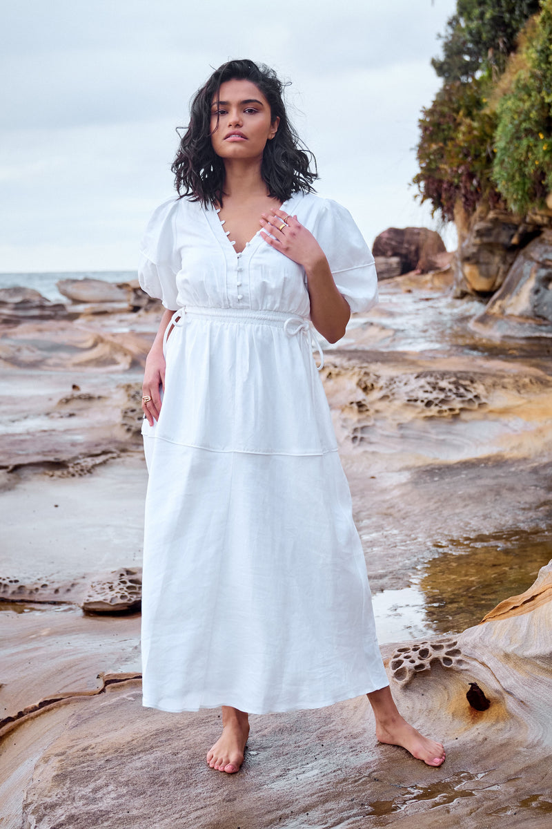 simple satin a line wedding dress Simple A-Line Satin Wedding Dress with Corset main image 0