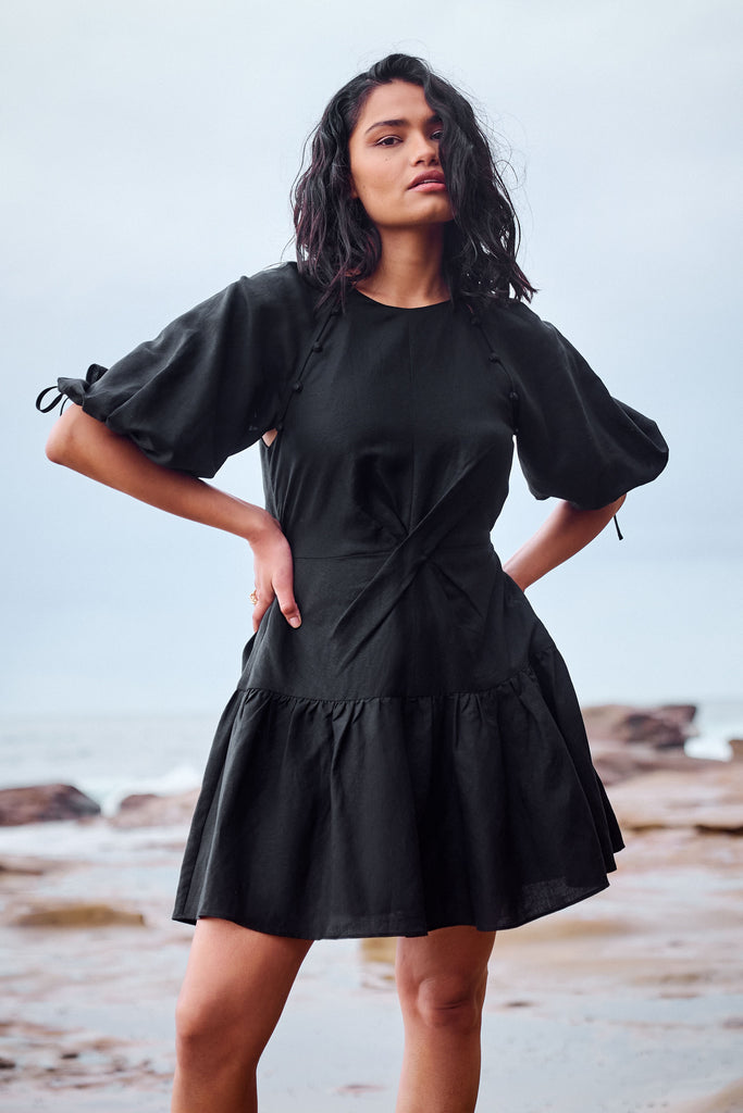 Women's Linen Mini Dresses Australia | ABLE Collection | Laura Paige Women's Linen Mini Dresses Australia | ABLE Collection | Laura Paige