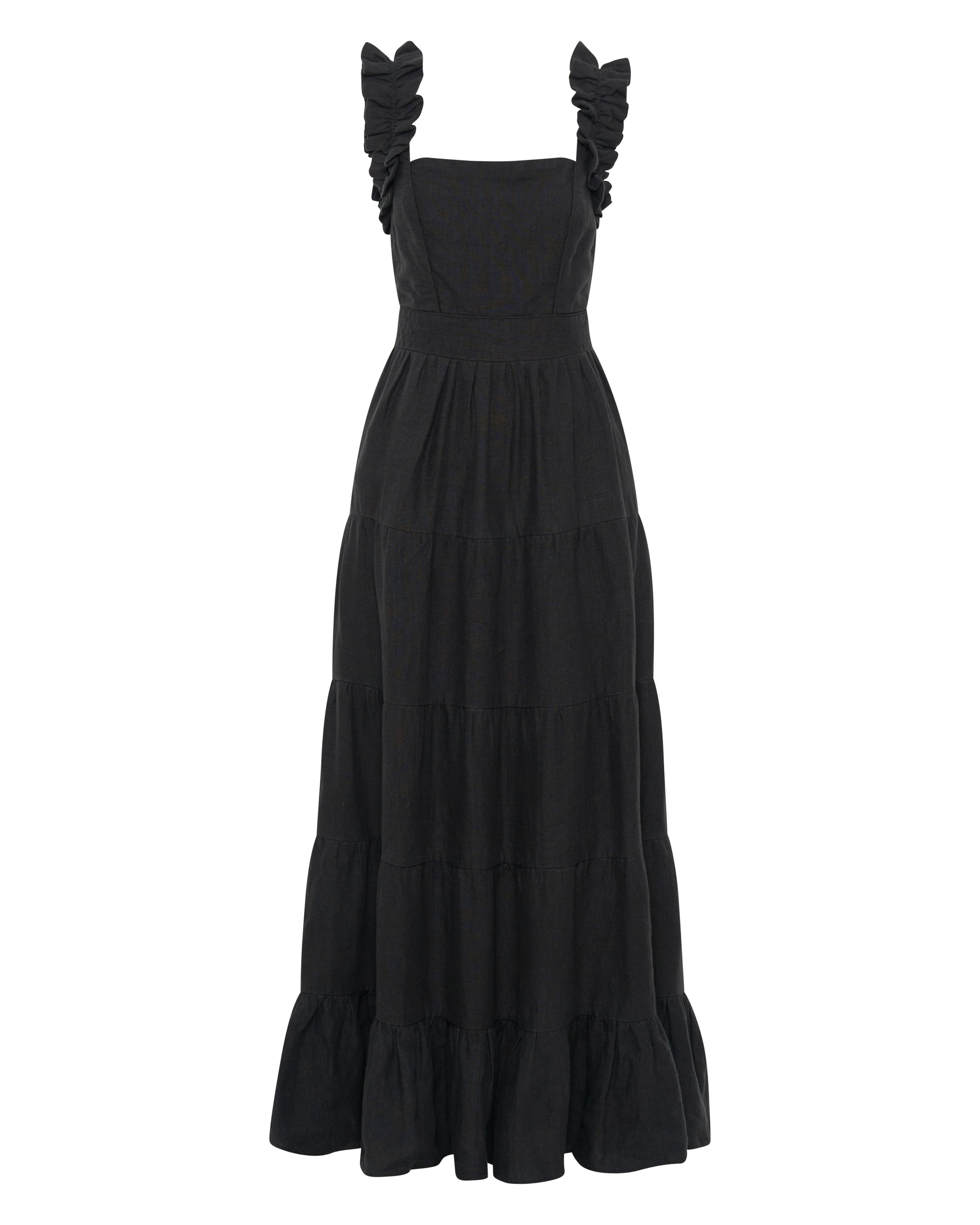 ワンピース Laura tiered dress black andmary ANDMARY】Laura tiered dress